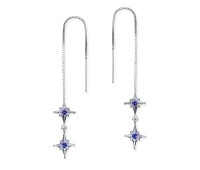 Silver Chain Earring ECD-29